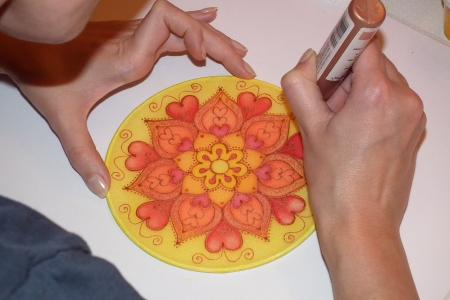Mandala painting workshop